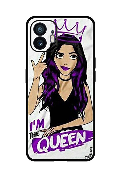 Theodor جراب واقٍ مضاد للخدش والصدمات لهاتف Nothing Phone (2) I Am Queen