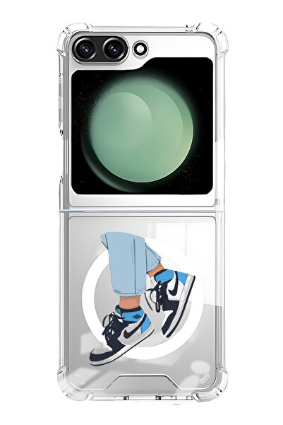 Theodor Case for Samsung Galaxy Z Flip 5 Compatible with MagSafe, Shockproof ...