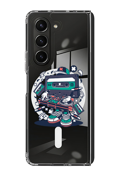 Theodor غلاف لهاتف Samsung Galaxy Z Fold 5 متوافق مع MagSafe، جراب مقاوم للصد...