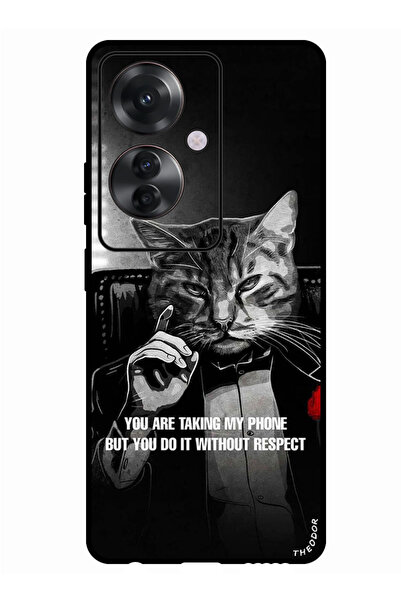 Theodor جراب واقٍ مضاد للخدش والصدمات لهاتف Oppo Reno 11F، هل تأخذ هاتفي؟