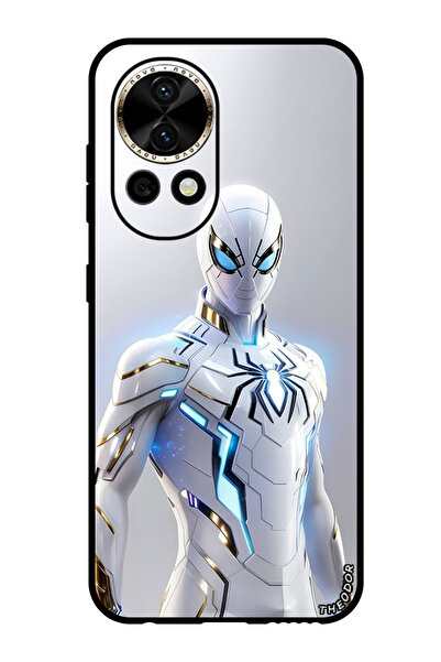 Theodor جراب واقٍ مضاد للخدش والصدمات لهاتف هواوي نوفا 12 أبيض سبايدر مان