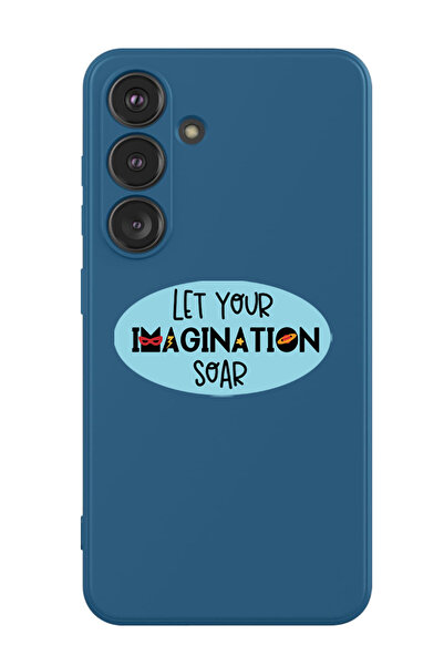 Theodor غطاء حماية سيليكون سائل لهاتف سامسونج جالكسي S24 بلس (أزرق) - دع خيال...