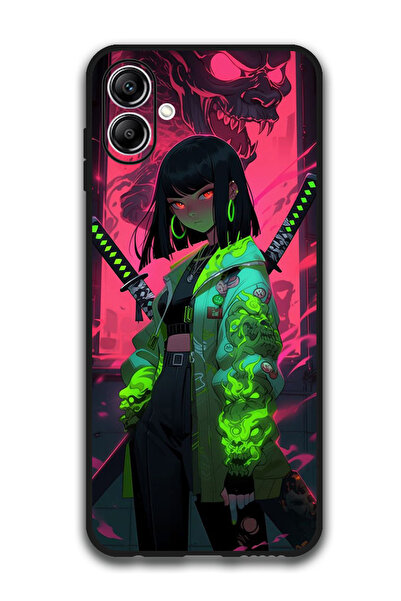 Theodor جراب واقٍ مضاد للخدش والصدمات لهاتف Samsung Galaxy A06 - فتاة يابانية