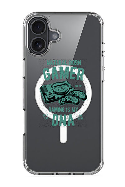 Theodor جراب Magsafe متوافق مع iPhone 16، غطاء ممتص للصدمات للهاتف - طبيعي ال...