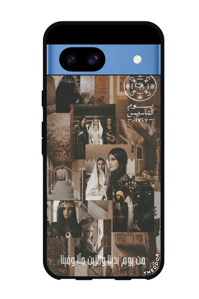 Theodor جراب حماية مضاد للخدش والصدمات لهاتف Google Pixel 8a نجمة عربية