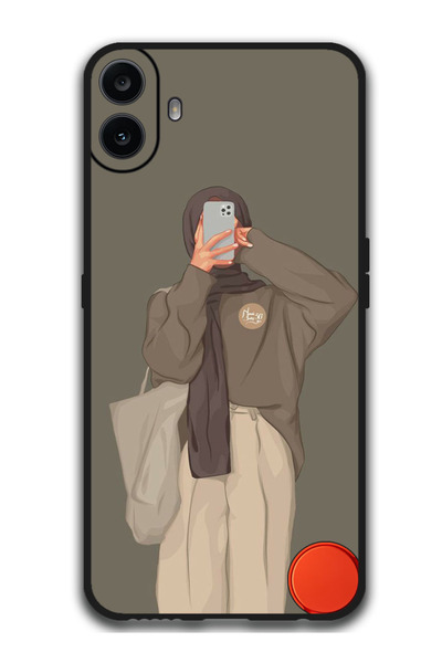 Theodor جراب واقٍ مضاد للخدش والصدمات لهاتف CMF 1 فتاة تلتقط صورة