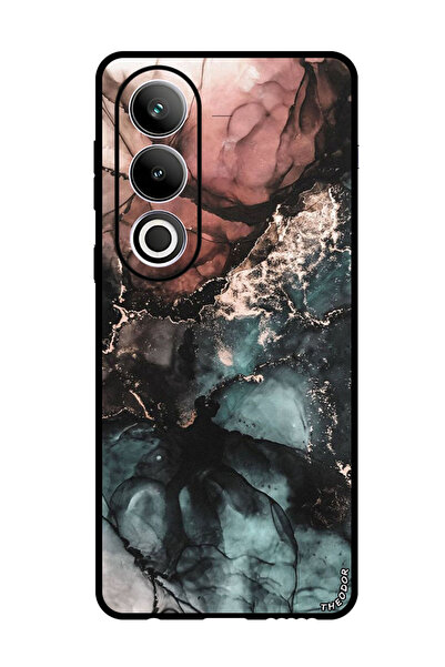 Theodor جراب واقٍ مضاد للخدش والصدمات لهاتف OnePlus Ace 3V بلون رخامي ملون