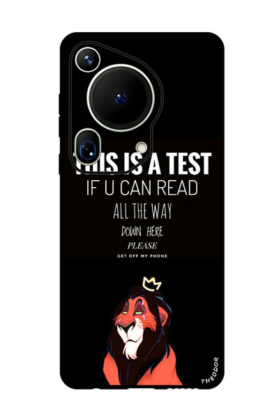 Theodor جراب حماية مضاد للخدش والصدمات لهاتف هواوي بيورا 70 ألترا هذا اختبار