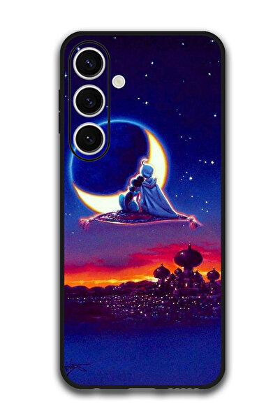 Theodor جراب واقٍ مضاد للخدش والصدمات لهاتف Samsung Galaxy S24 FE رسوم متحركة علاء الدين