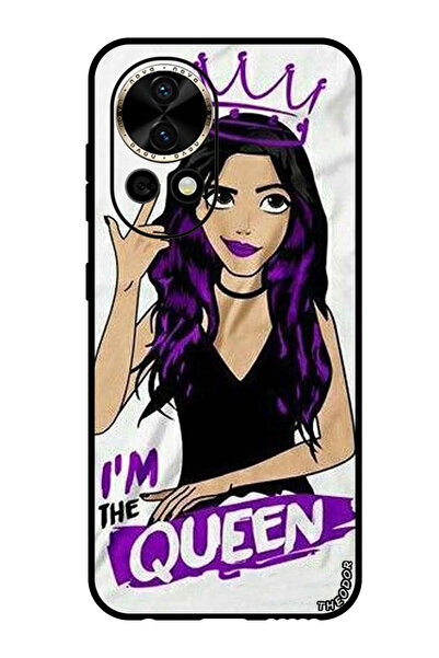 Theodor جراب واقٍ مضاد للخدش والصدمات لهاتف هواوي نوفا 12، أنا الملكة