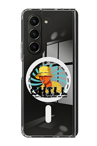 Theodor غلاف لهاتف Samsung Galaxy Z Fold 6 متوافق مع MagSafe، غطاء مقاوم للصد...