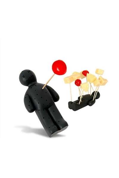 Evvano Специален дизайн на държач за клечки за зъби Voodoo във формата на мъж