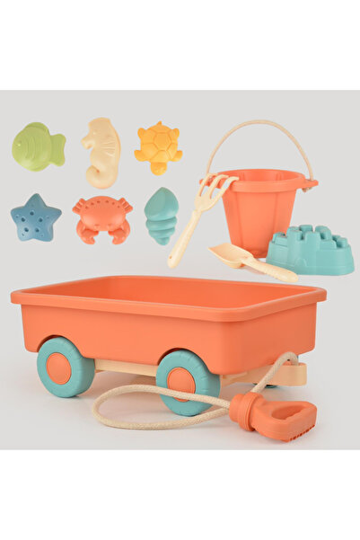 lets be child Lets be chıld ilk vagonum ve kum kova baskı seti jumbo boy premium