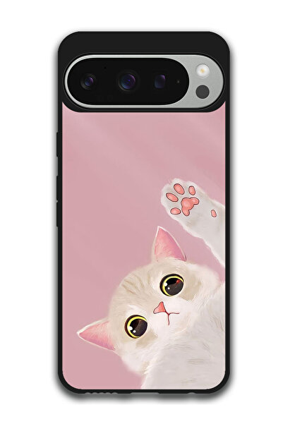 Theodor جراب واقٍ مضاد للخدش والصدمات لهاتف Google Pixel 9 Pro XL بتصميم قطة ...