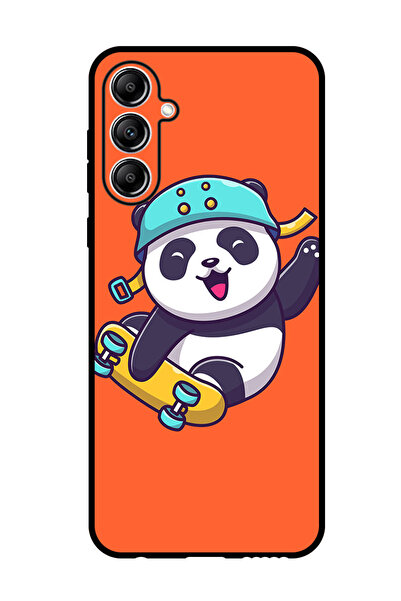 Theodor جراب واقٍ مضاد للخدش والصدمات لهاتف Samsung Galaxy F15 بتصميم باندا ل...