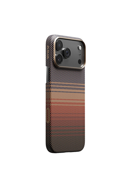 PITAKA iPhone 17 Pro Uyumlu Kılıf M-safe Şarjlı Aramid Tactile Woven Serisi S...
