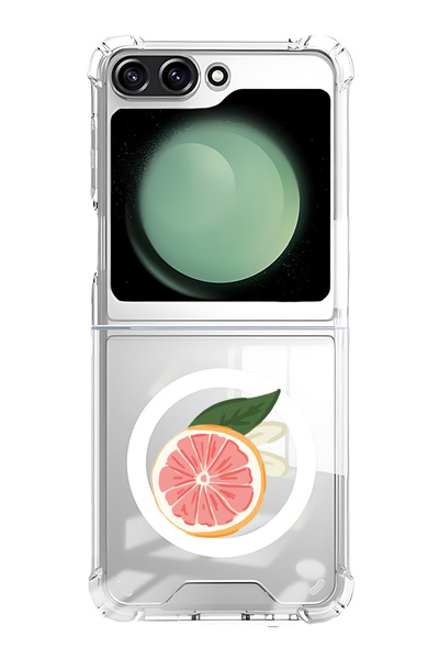 Theodor غلاف لهاتف Samsung Galaxy Z Flip 5 متوافق مع MagSafe، غطاء ممتص للصدم...