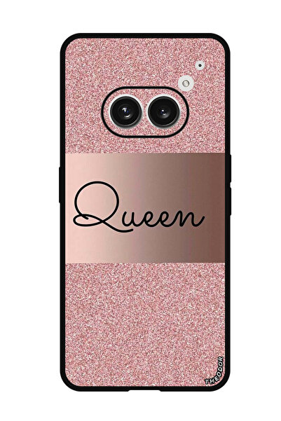 Theodor جراب واقٍ مضاد للخدش والصدمات لهاتف Nothing Phone (2a) Queen Glitters