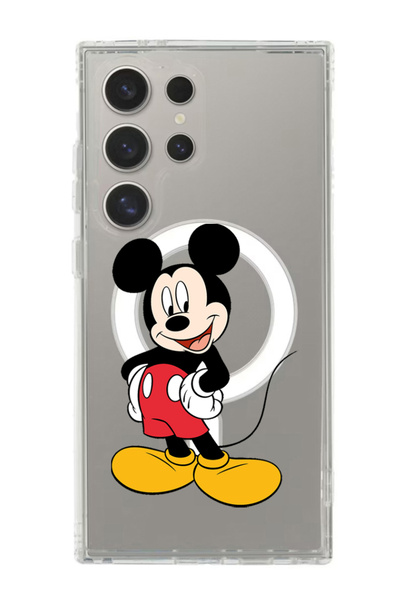 Theodor غلاف لهاتف Samsung Galaxy S24 Ultra متوافق مع MagSafe، غطاء ممتص للصد...