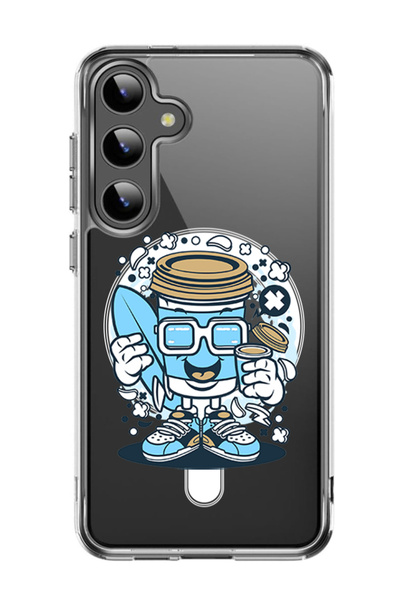 Theodor غلاف لهاتف Samsung Galaxy S24 متوافق مع MagSafe، غطاء ممتص للصدمات مق...