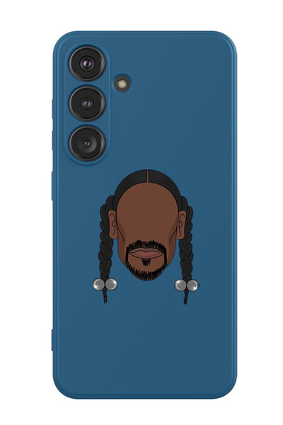 Theodor غطاء حماية سيليكون سائل مقاوم للصدمات لهاتف سامسونج جالاكسي S24 (أزرق...