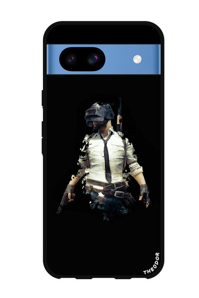 Theodor جراب واقٍ مضاد للخدش والصدمات لهاتف Google Pixel 8a، لاعب Pubg