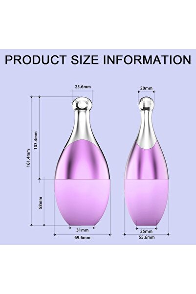 OEM Rolă de gheață pentru față, silicon, violet