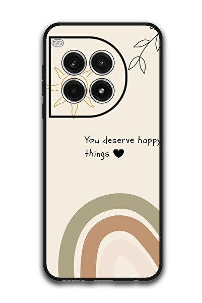 Theodor جراب واقٍ مضاد للخدش والصدمات لهاتف OnePlus Ace 3 Pro أشياء سعيدة