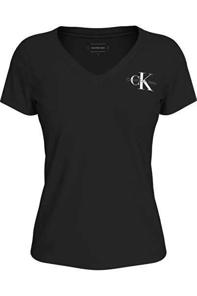 Calvin Klein Siyah Kadın T-Shirt & Polo