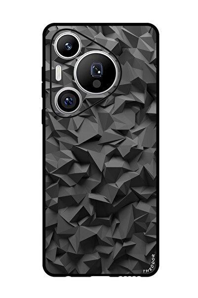 Theodor جراب واقٍ مضاد للخدش والصدمات لهاتف هواوي بيورا 70 برو بلس texture_relief_3d