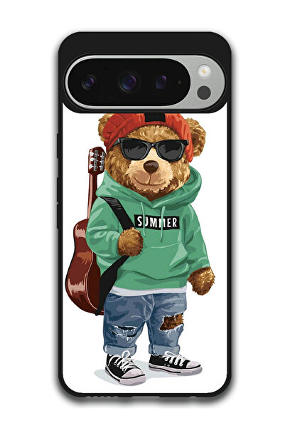 Theodor جراب واقٍ مضاد للخدش والصدمات لهاتف Google Pixel 9 Pro XL - دب موسيقي