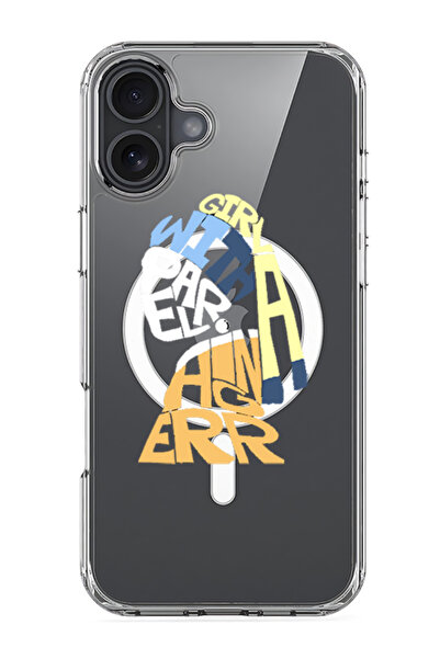 Theodor جراب ماج سيف متوافق مع آيفون 16، غطاء ممتص للصدمات للهاتف - فتاة مع