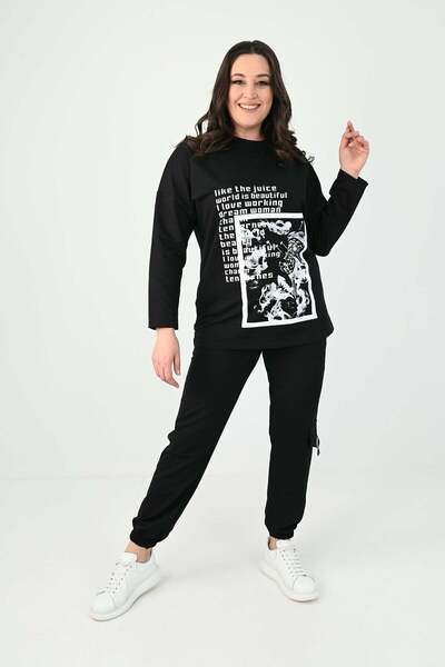 Bigsize Trening dama marimi mari bumbac 8075