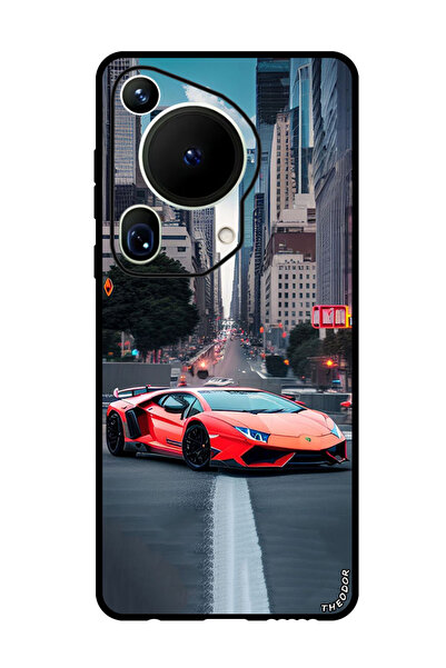 Theodor جراب واقٍ مضاد للخدش والصدمات لهاتف هواوي بيورا 70 ألترا لامبورجيني 1