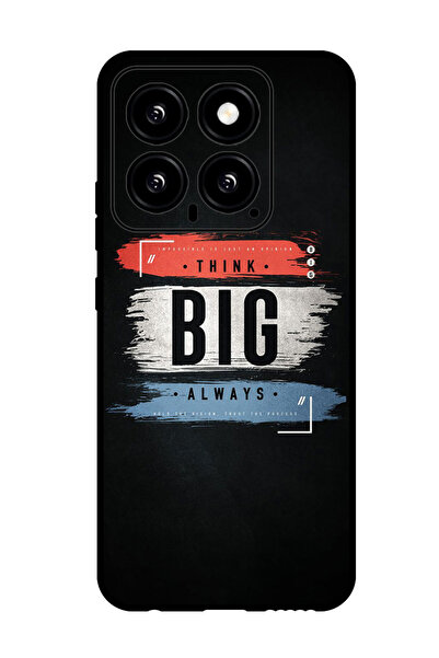 Theodor جراب واقٍ مضاد للخدش والصدمات لهاتف Xiaomi 14 فكر في الكبير دائمًا