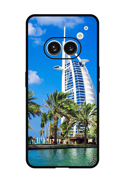 Theodor جراب واقٍ مضاد للخدش والصدمات لهاتف Nothing Phone (2a) برج دبي