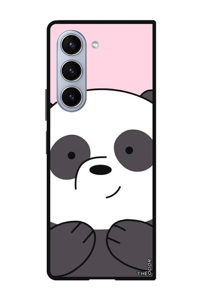 Theodor جراب واقٍ مضاد للخدش والصدمات لهاتف Samsung Galaxy Z Fold 6 بطبعة بان...