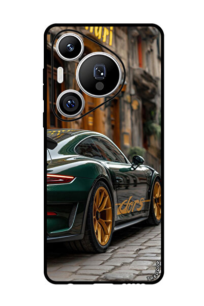 Theodor جراب واقٍ مضاد للخدش والصدمات لهاتف هواوي بيورا 70 برو بلس كار 8