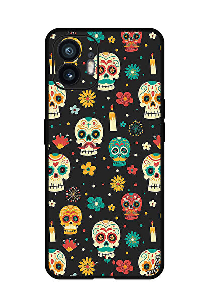 Theodor جراب واقٍ مضاد للخدش والصدمات لهاتف Nothing Phone (2) بأنماط هيكل عظمي