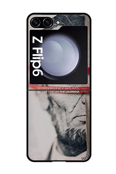 Theodor جراب واقٍ مضاد للخدش والصدمات لهاتف Samsung Galaxy Z Flip 6 عندما يتح...