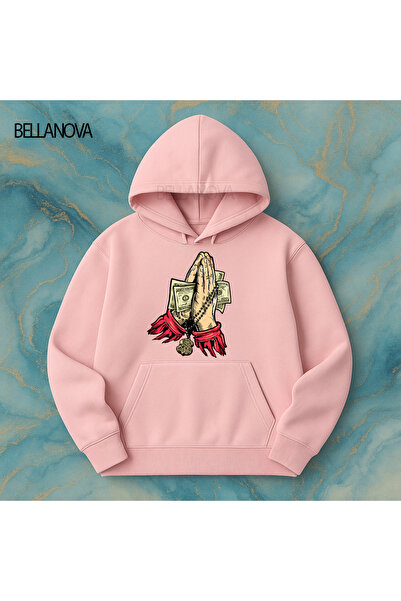 bellanova Κορυφαίας ποιότητας Unisex Φούτερ με κουκούλα και 3 κλωστές