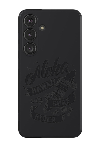 Theodor غطاء حماية سائل من السيليكون لهاتف سامسونج جالاكسي S24 بلس (أسود) - أ...