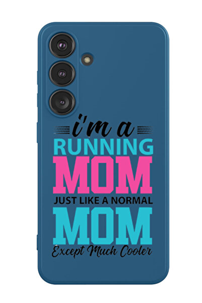 Theodor غطاء حماية سائل من السيليكون لهاتف سامسونج جالاكسي S24 بلس (أزرق) - أ...