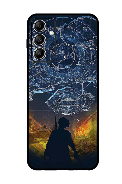 Theodor جراب واقٍ مضاد للخدش والصدمات لهاتف Samsung Galaxy A15 5G خريطة ببجي