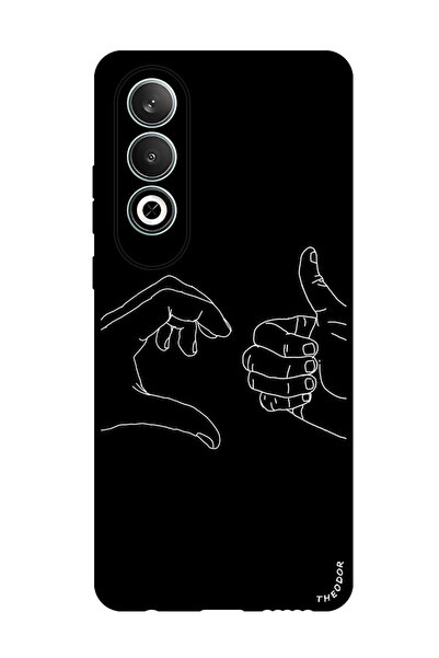 Theodor جراب واقٍ مضاد للخدش والصدمات لهاتف Oppo K12، أحب الإبهام لأعلى