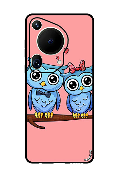 Theodor جراب واقٍ مضاد للخدش والصدمات لهاتف هواوي بيورا 70 ألترا بومة