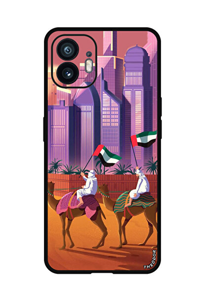 Theodor جراب واقٍ مضاد للخدش والصدمات لهاتف Nothing Phone (2) علم الإمارات ال...