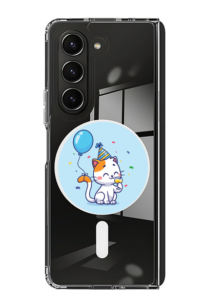 Theodor غلاف لهاتف Samsung Galaxy Z Fold 6 متوافق مع MagSafe، جراب مقاوم للصد...