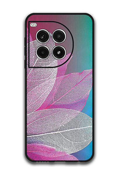 Theodor جراب واقٍ مضاد للخدش والصدمات لهاتف OnePlus Ace 3 Pro، بتصميم أوراق ملونة