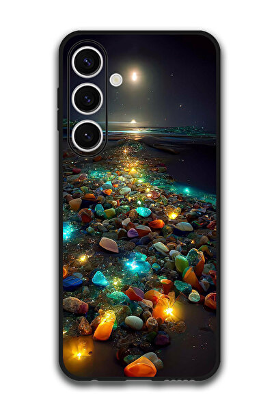 Theodor جراب واقٍ مضاد للخدش والصدمات لهاتف Samsung Galaxy S24 FE متوهج